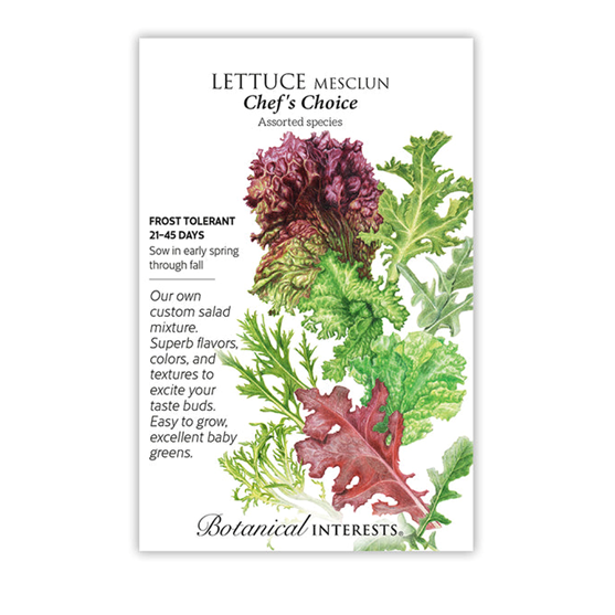 Botanical Interests Mesclun Chef's Choice