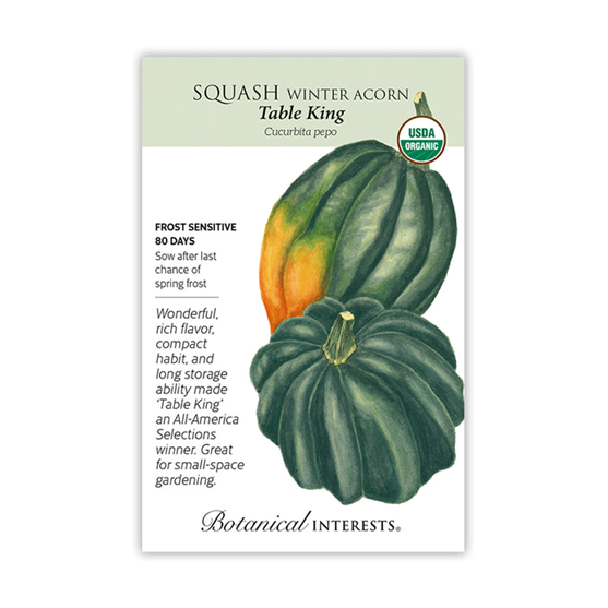 Botanical Interests Squash Winter Table King Acorn