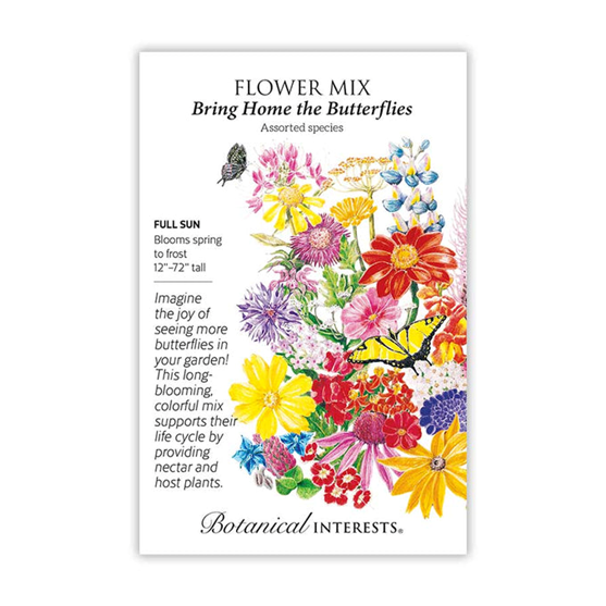 Botanical Interests Flower Mix Butterflies