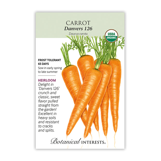 Botanical Interests Carrot Danvers 126 Organic