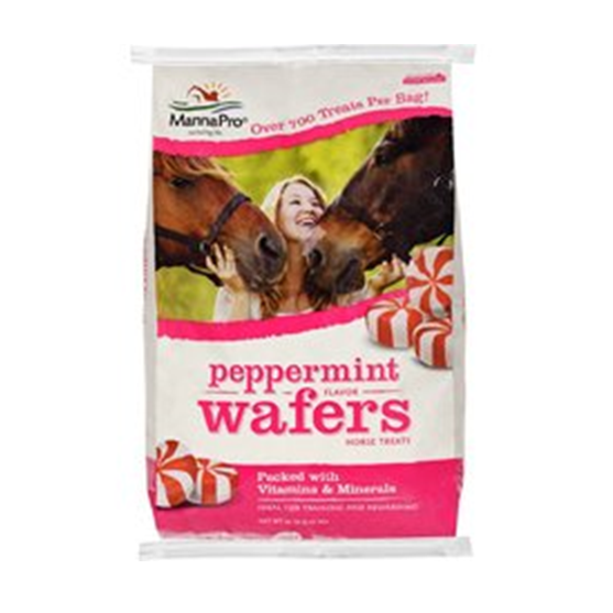 MannaPro Horse Treat Wafer Peppermint 20 lb
