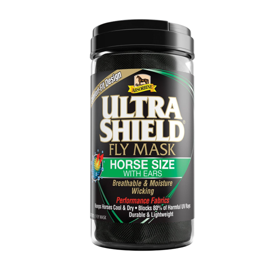 Ultrashield Fly Mask with Ears Horse