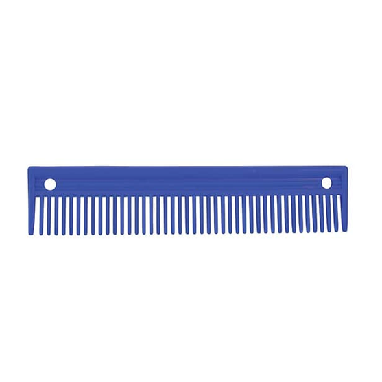 Plastic Mane Comb Blue