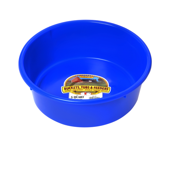 Miller Manufacturing P5 Feed Pan 5qt Blue