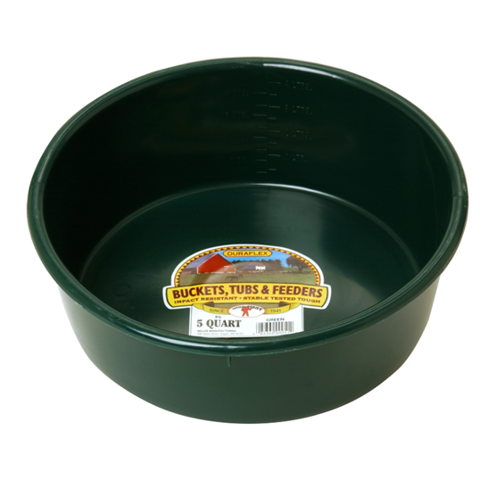 Miller Manufacturing P5 Feed Pan 5qt Green