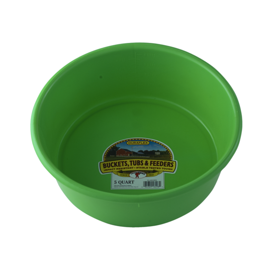 Miller Manufacturing P5 Feed Pan 5qt Lime Green