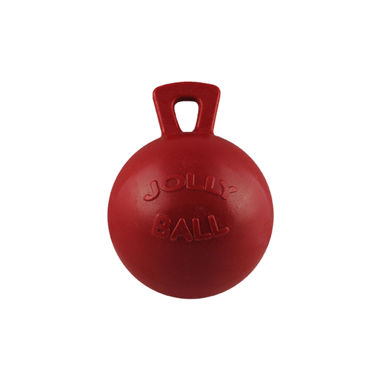 Horseman's Pride Jolly Ball with Handle Red