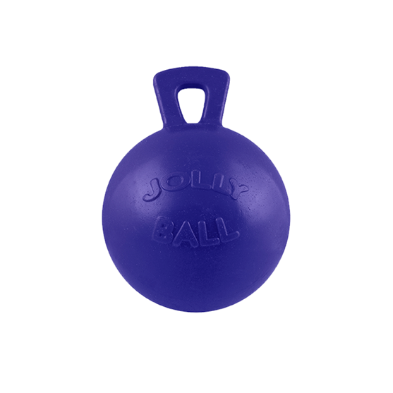 Horseman's Pride Jolly Ball with Handle Blue