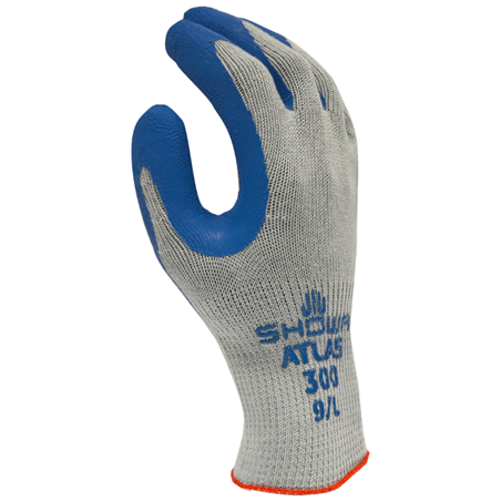 Showa Atlas Latex Palm Dipped Glove Extra Large