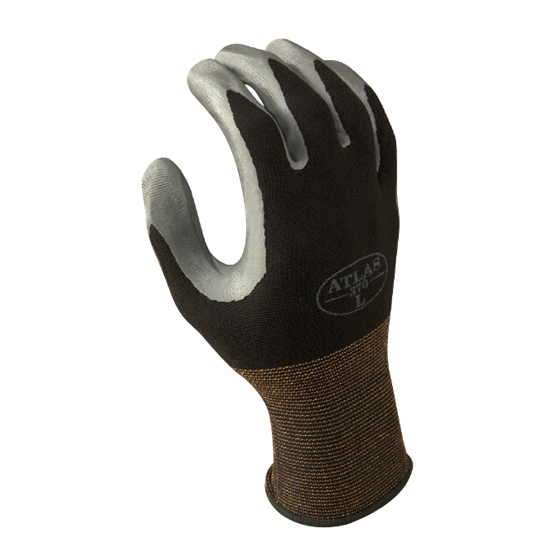 Showa Atlas Nitrile Gloves Black Medium