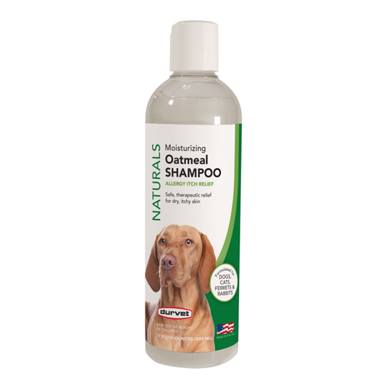 Durvet Naturals Pet Oatmeal Shampoo 17 oz