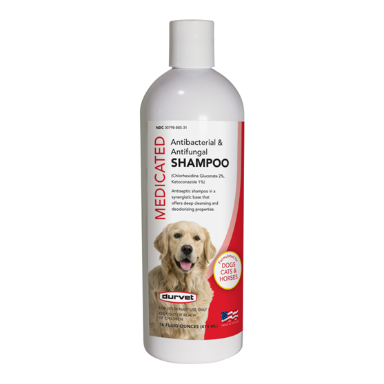 Durvet Naturals Pet Medicated Shampoo 17 oz