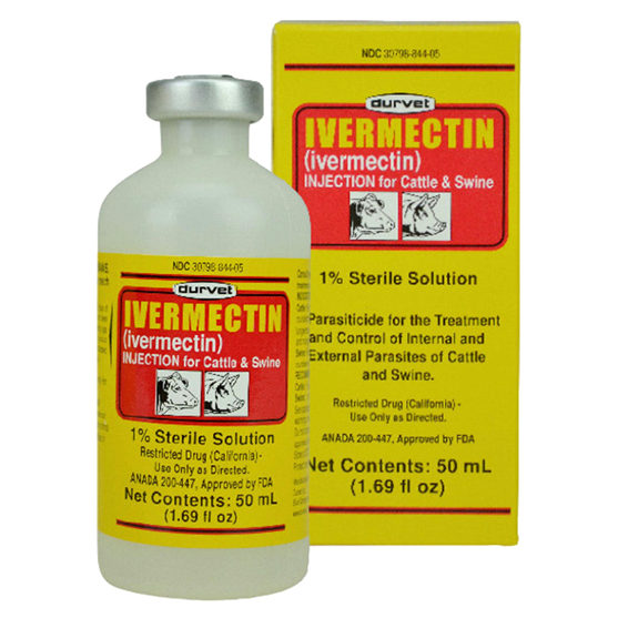 Durvet Ivermectin 1% Injectable 50ml