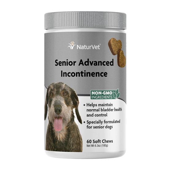 NaturVet Senior Advanced Incontinence Soft Chews 60 count