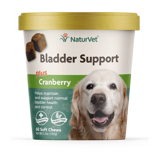 NaturVet Bladder Support Soft Chews 60 Count