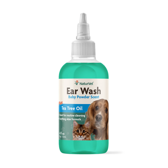 NaturVet Revere Ear Wash with Tea Tree Oil