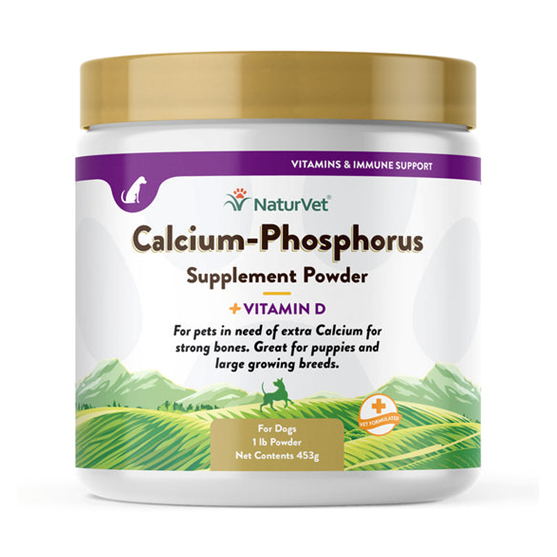 NaturVet Calcium-Phosphorus Supplement Powder 1lb