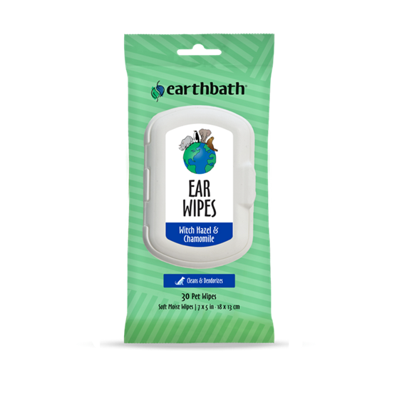 Earthbath Ear Wipes Pet 25 count