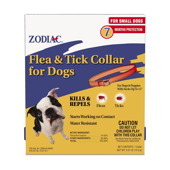 Zodiac Flea Collar Z14 Small Dog