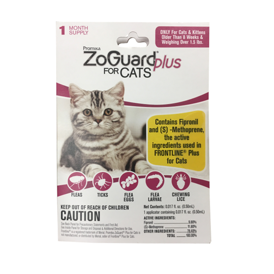 ZoGuard Plus for Cats over 1.5 lb Single Dose