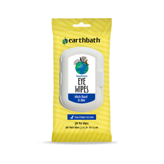 Earthbath Eye Wipes Pet 25 count
