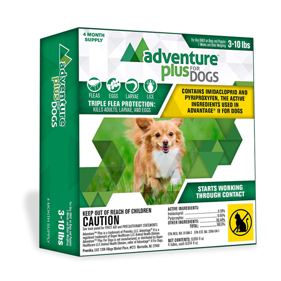 Adventure Plus Dog 3-10 4 pack