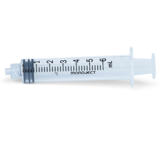 Monoject Disposable Syringe 6cc Luer Lock