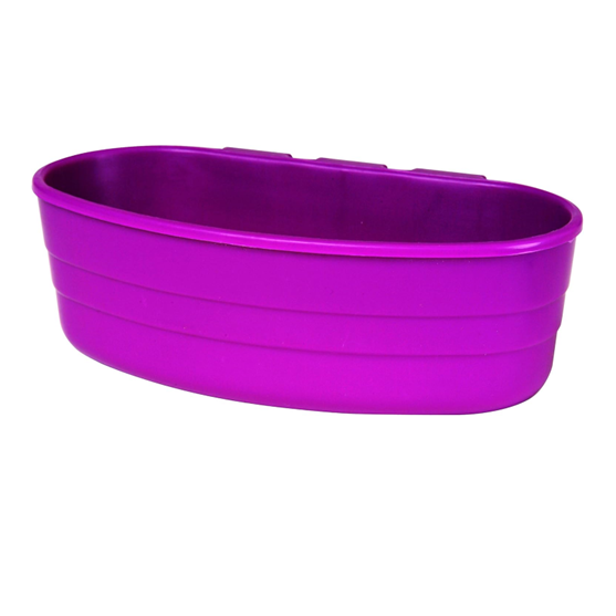 Miller Manufacturing Cage Cup 1/2pt Plastic Purple