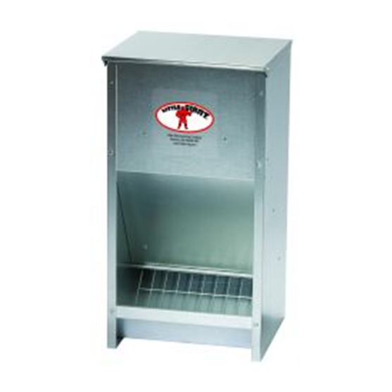 Miller Manufacturing Poultry Feeder High-Capacity