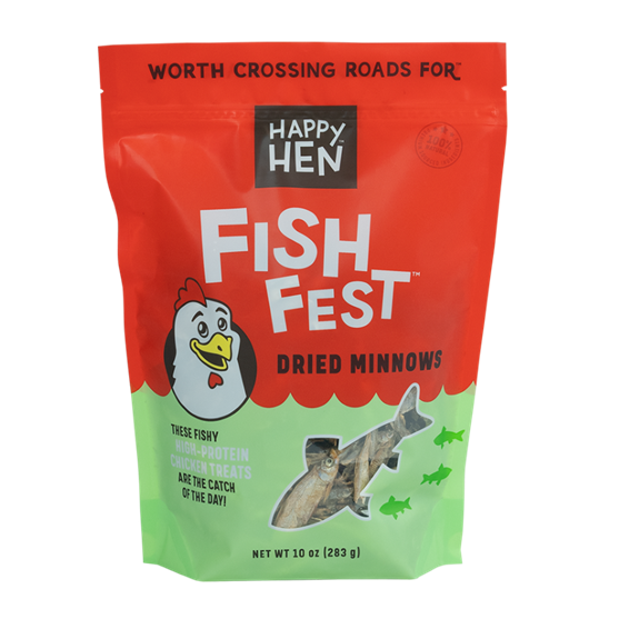 Happy Hen Fish Fest Dried Minnows 10oz