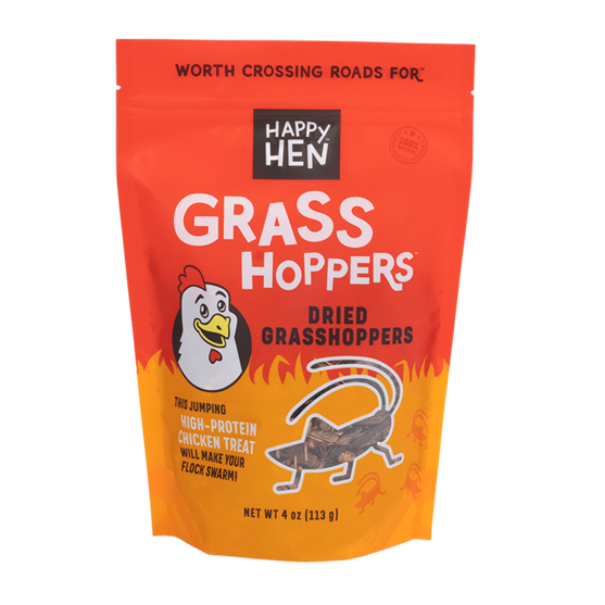 Happy Hen Grass Hoppers Dried Grasshoppers 4oz