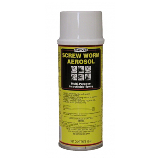 Durvet Screw Worm Aerosol Insecticide Spray 10 oz