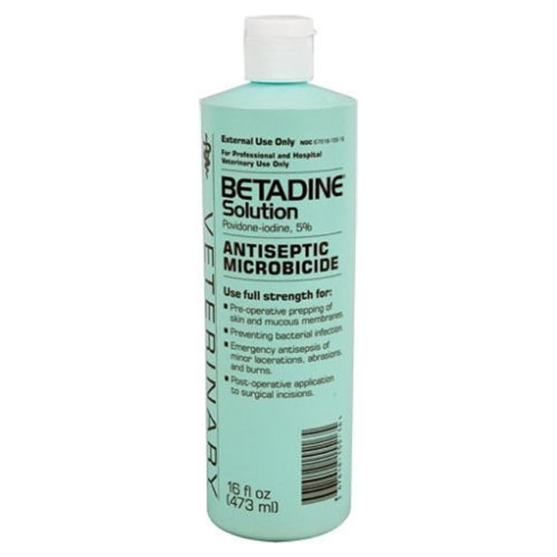 Betadine Solution Pint 16 oz