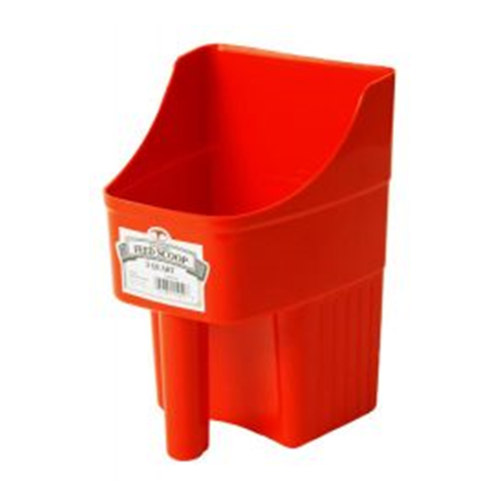 Miller Manufacturing Feed Scoop 3qt Red