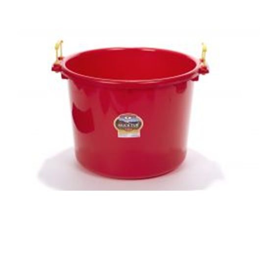 Miller Manufacturing Muck Bucket 70qt Red