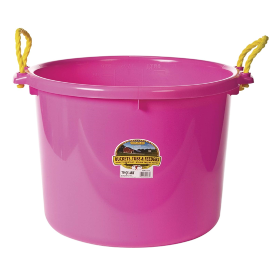 Miller Manufacturing Muck Bucket 70qt Hot Pink