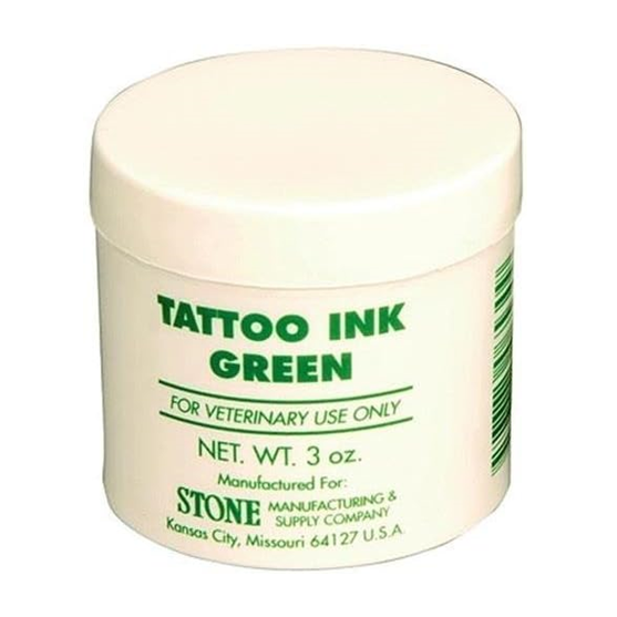 Tattoo Ink Paste Green 3 oz
