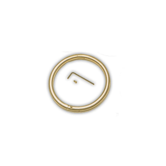 AgriPro Bull Ring 3"X3/8" Brass