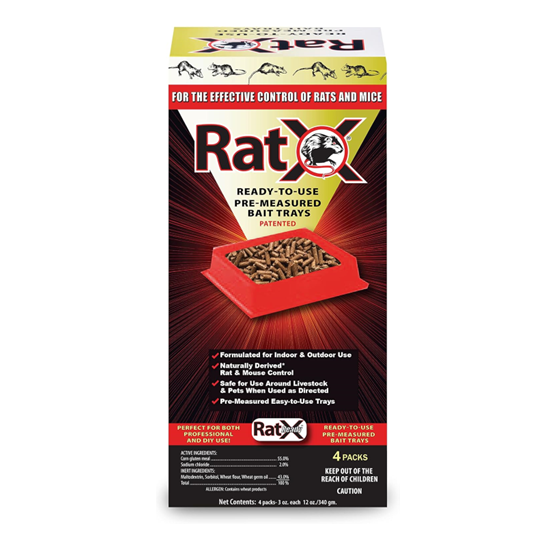Ecoclear RatX RTU Bait Trays 4 pack