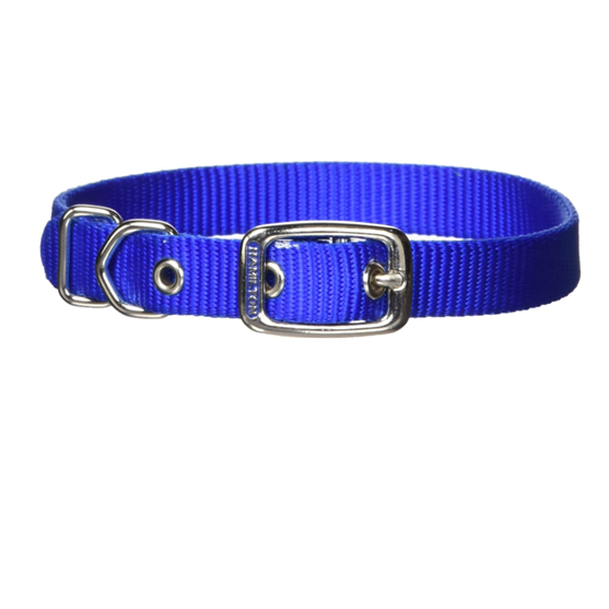 Hamilton Collar 5/8" Blue 18"