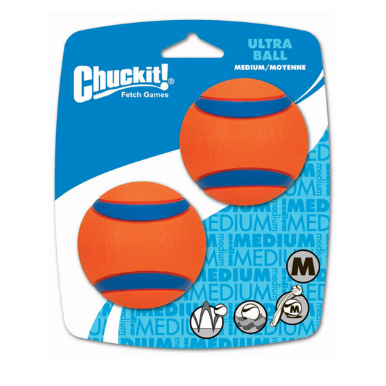 Chuckit Ultra Ball Medium Rubber 2 pack