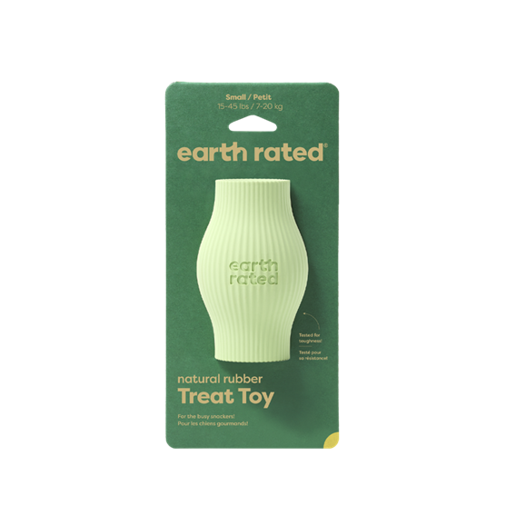 Earth Rated Green Rubber Treat Dog Toy