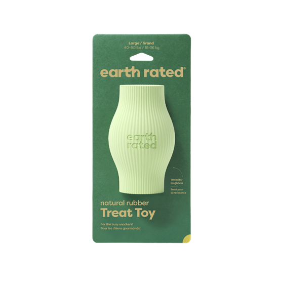Earth Rated Green Rubber Treat Dog Toy Large
