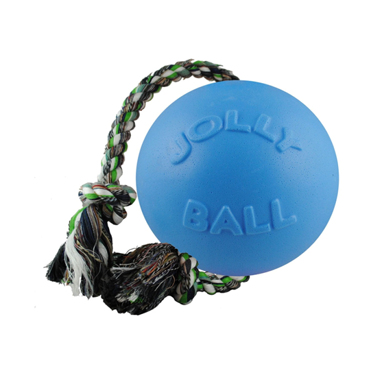 Jolly Pets Romp-N-Roll Pet Toy 4.5" Blueberry