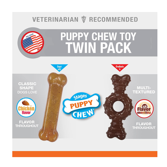 Nylabone Puppy Twin pack