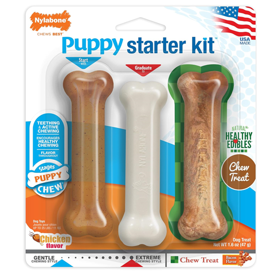 Nylabone Puppy Starter Kit