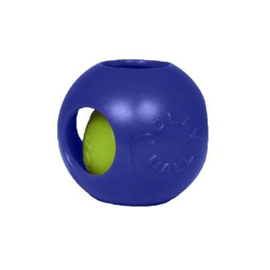 Teaser Ball with Holes 4.5" Blue