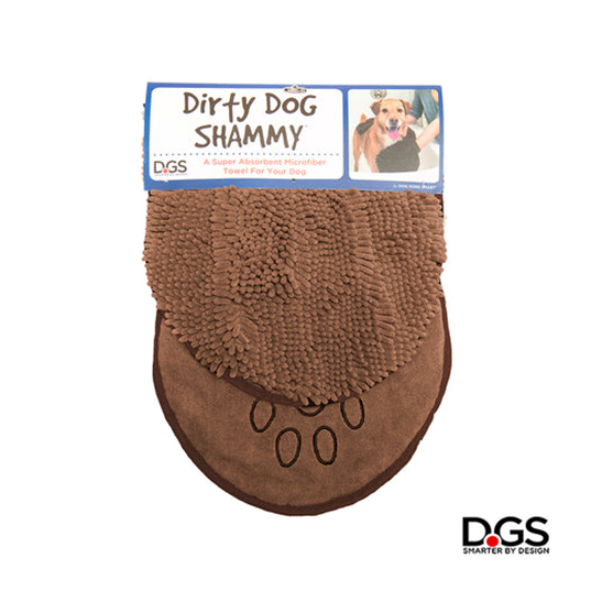 Dirty Dog Shammy Towel Brown