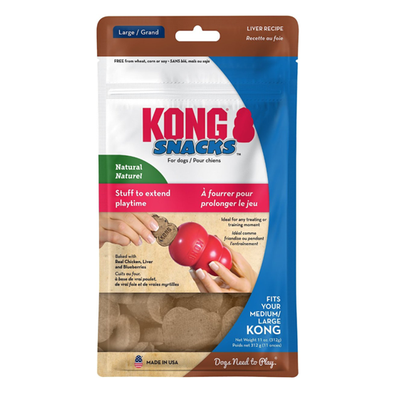 KONG STUFFN SNAPS LIVER 11OZ