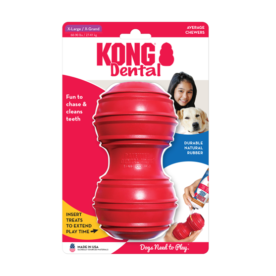 Kong Dental Exrrea Large Red